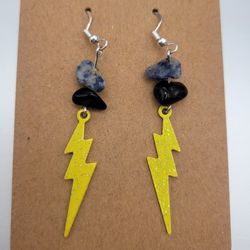 Handmade Lightning Storm Earrings 