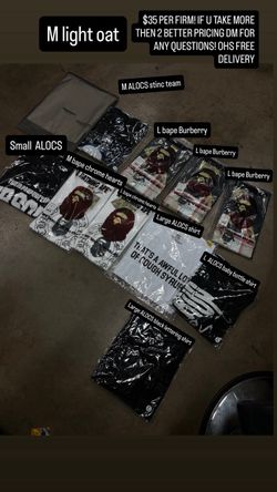BAPE ALOCS SHIRTS
