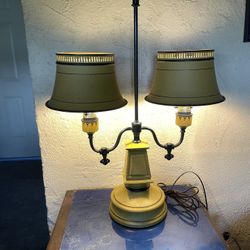 Antique Tole Ware Style Lamp