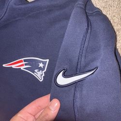 New England Patriots, Navy, Pull Over Hoodie
