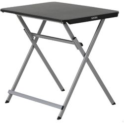 LIFETIME Small Folding Table, Personal TV Tray - Portable - Great for Kids, Camping, Cards, or Laptops - Plastic Black 30 Inch (80623)=R5-406