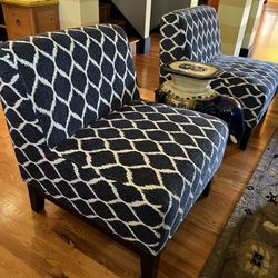 Pair Of Slipper Chairs 