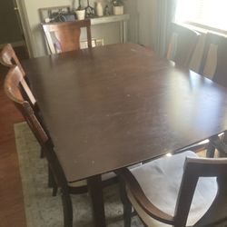Table With 6 Chairs
