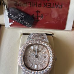 Men’s Moissanite Watch 