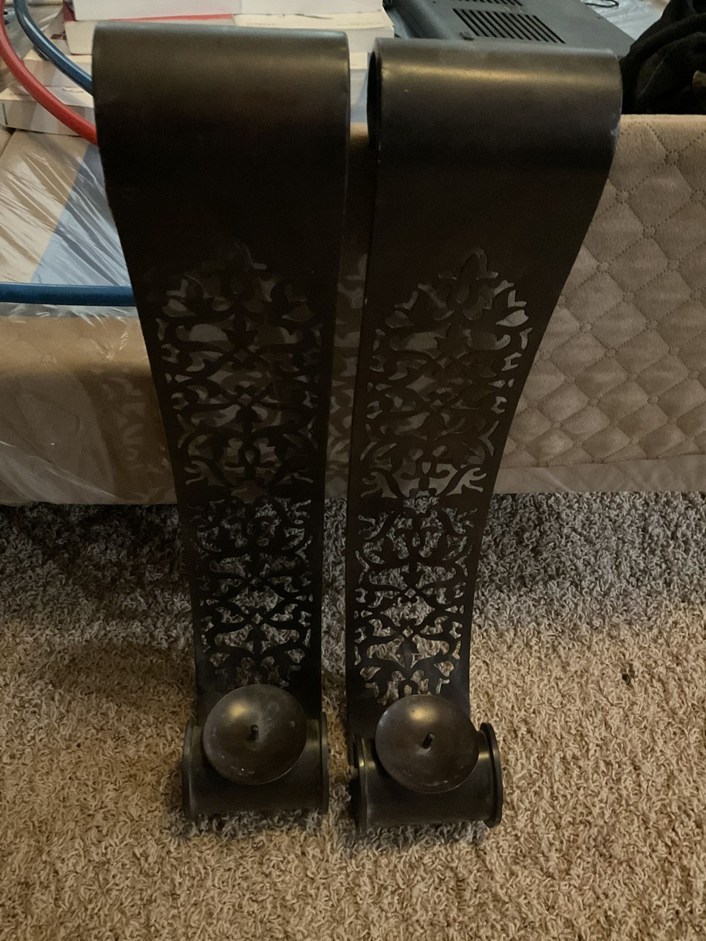 Metal Wall Candle Holders