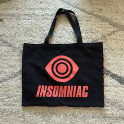 nocturnal wonderland insomniac tote bag 
