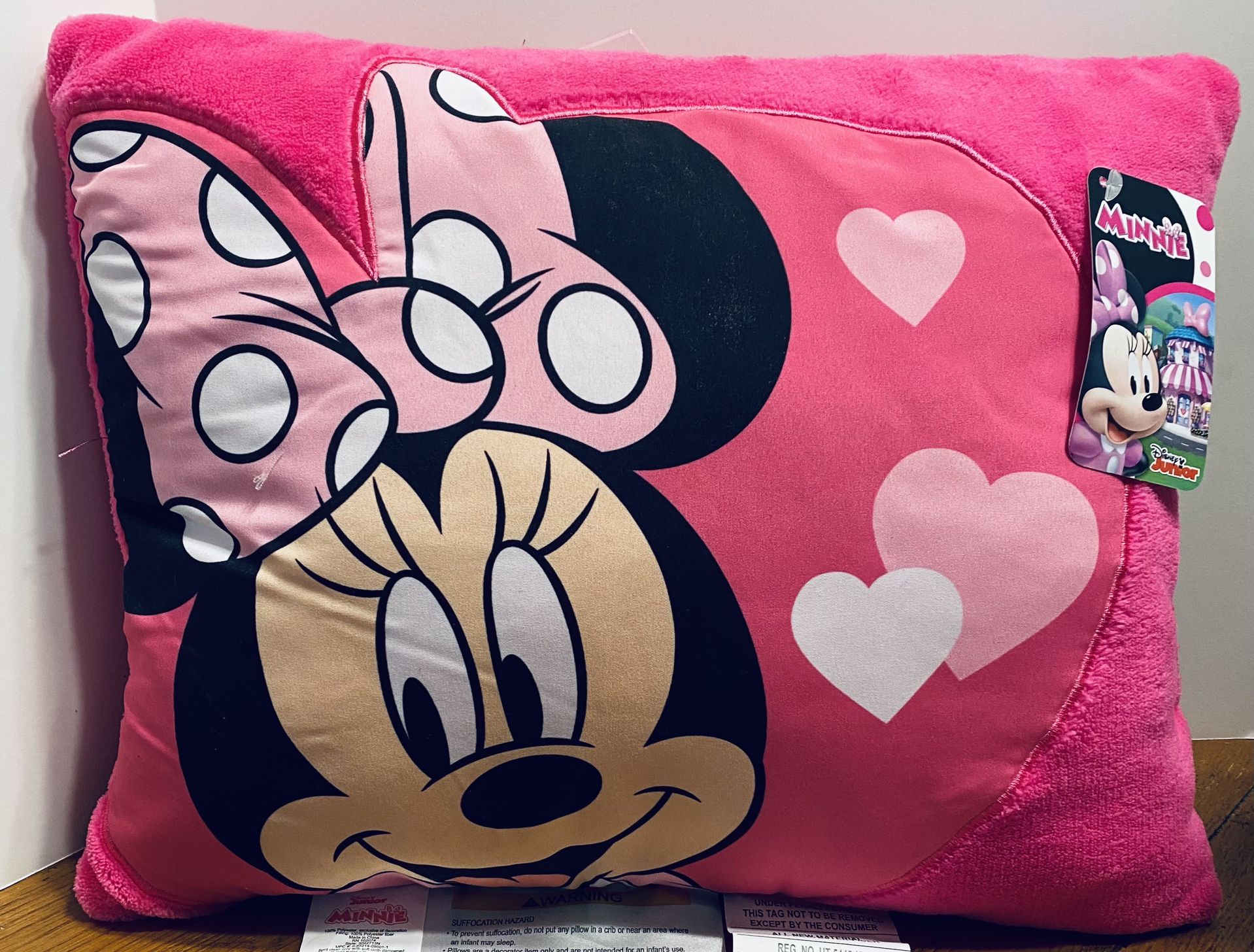 Minnie Mouse Pillow - 12” X 15”