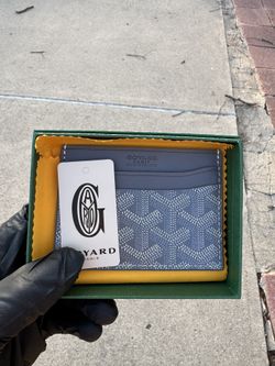 Goyard Card Holder Wallet In Grey 