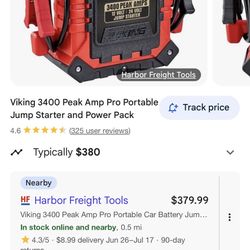 Jump Starter $200