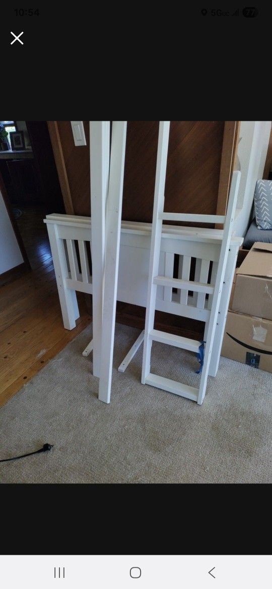 Twin Bedframe With Mattress And Cover