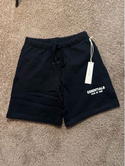 essentials shorts jet black