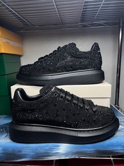 Alexander McQueen black all diamond