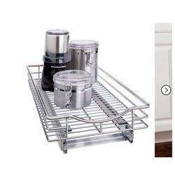 Cabinet Metal Pull Out Shelf  14” X 20”x 5”