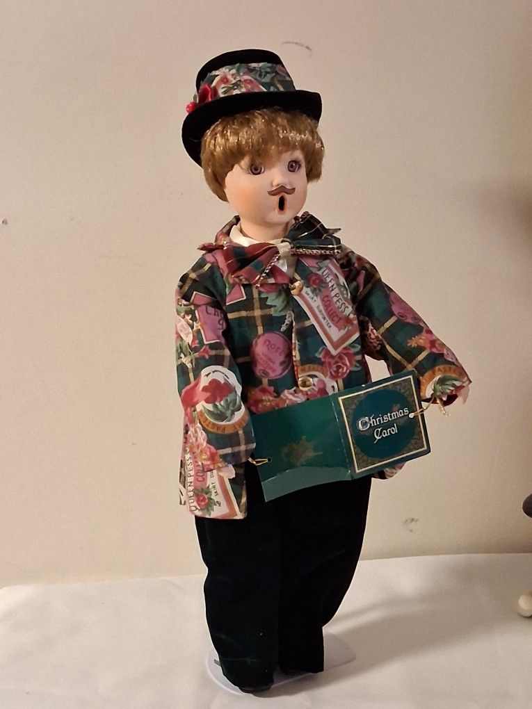 Carol Porcelain Figurine New With Teg 