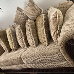 Multicolor Sofa/ Couches With Reversible Pillows 