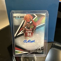 2022-23 Bowman U Best Brandon Miller Auto #BOA-BM Alabama 
