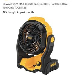 DEWALT 20V MAX JOBSITE FAN