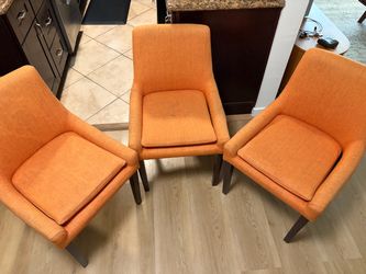 Orange chairs