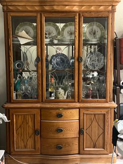Solid Wood China Cabinet