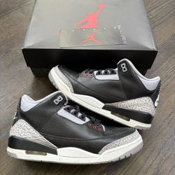 Jordan 3 black cement size 9.5 og all 