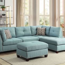 ‼️On Sale‼️ Laurissa Sectional Sofa & Ottoman 