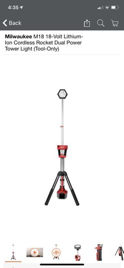 Milwaukee Rocket Light