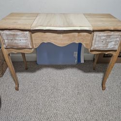 Unfinished Vanity Table