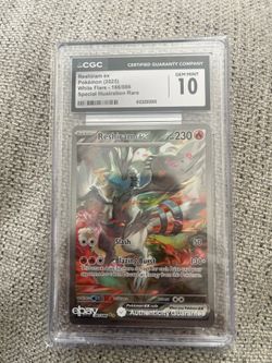 Reshiram SIR from White Flare (Graded 10)