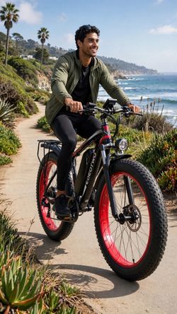 🚴 1500W Fat Tire Electric Bike / Bicicleta Eléctrica de Llantas Anchas ⚡ 1500W Peak Motor / Motor de 1500W de potencia máxima 🚀 Top Speed 38 MPH /