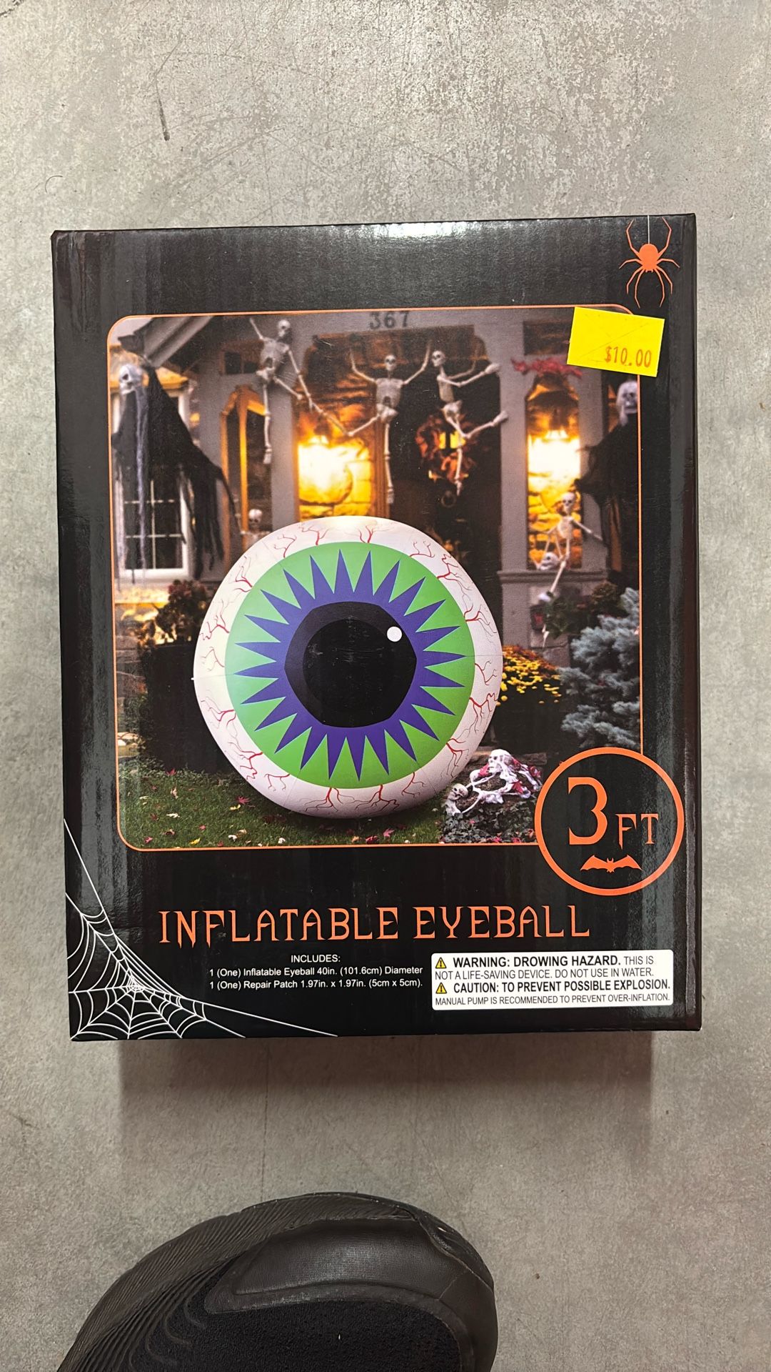 Inflatable Eyeball Halloween Decoration