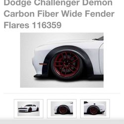 Dodge Challenger Demon Carbon fiber Body Kit 