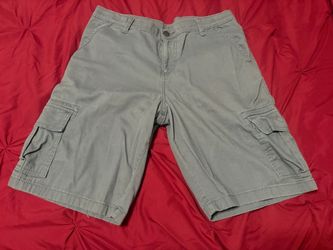 Kids  Gray Cargo Shorts