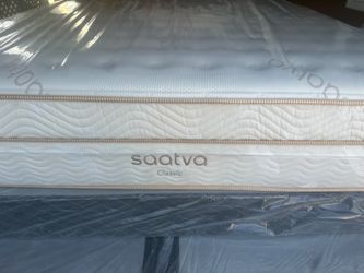 King Saatva 11" and 14" Pillow Top Mattress 