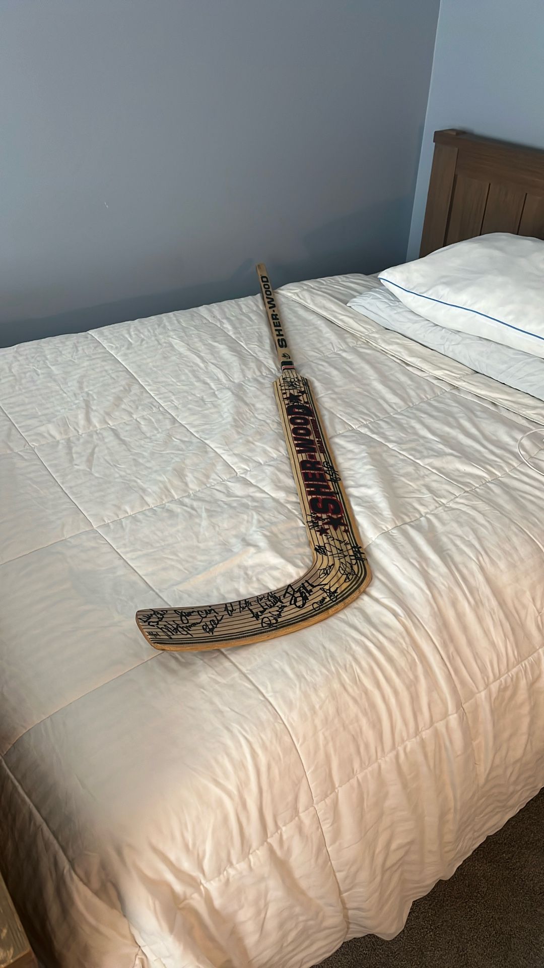 Sherwood Goalie Stick, Signed By Team USA Hockey