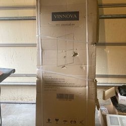 Vinnova 48" x 76" Brushed Nickel sliding Shower Door - $400