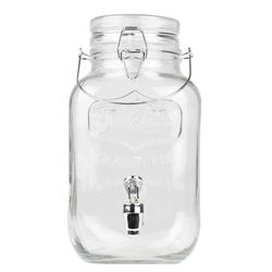 1 Gallon Glass Drink Dispenser 
