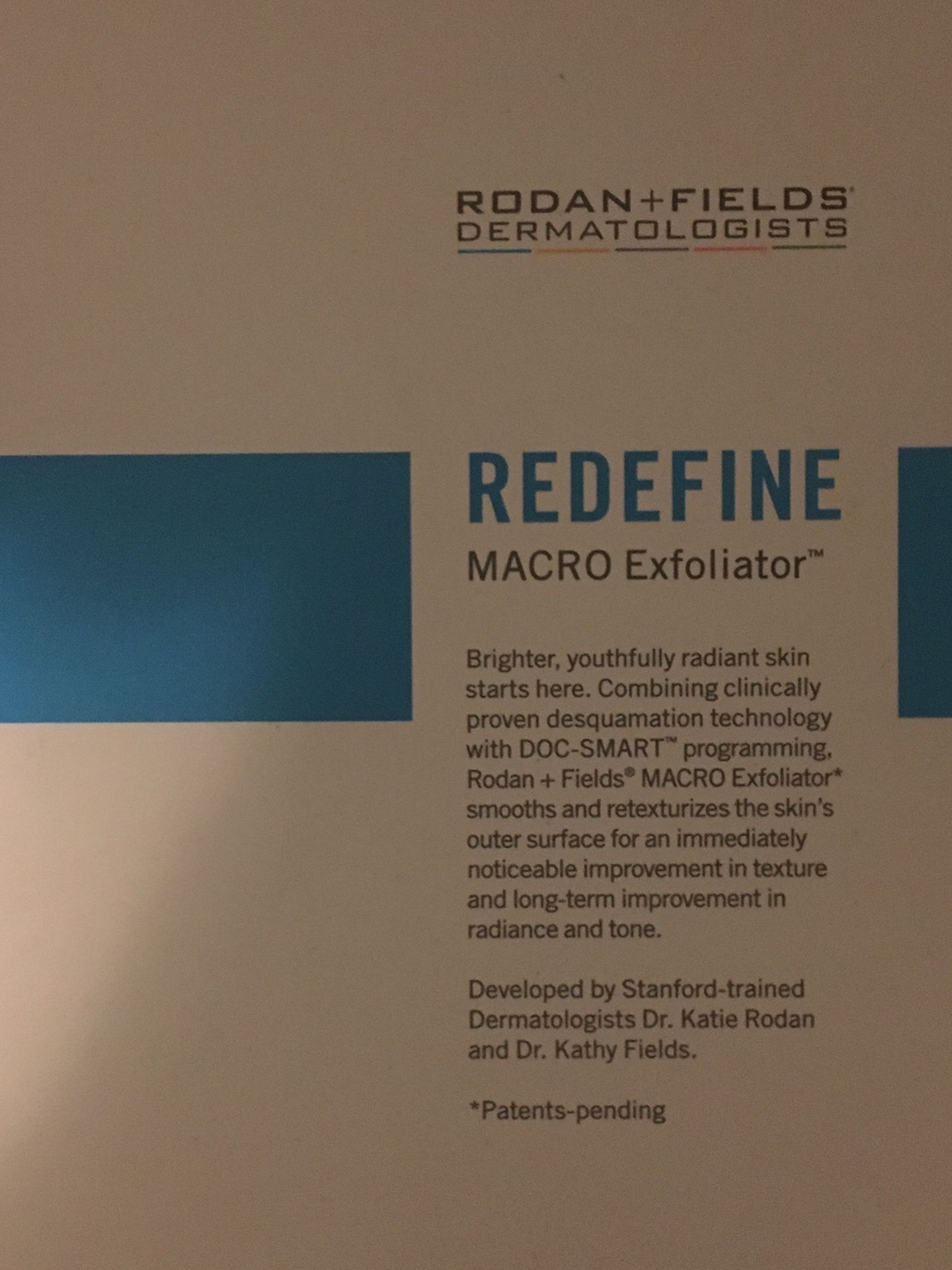 Rodan and Fields Redefine Macro Exfoliator