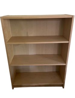 IKEA Vintage Birch Veneer 3 Shelf Bookcase