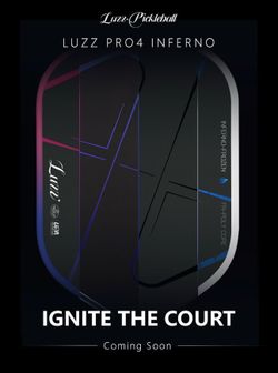 Luzz Pickleball Paddles - Brand New from Ambassador - *NEW - Frozen Inferno 🥶❄️🔥