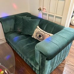 Two Piece Green Couch