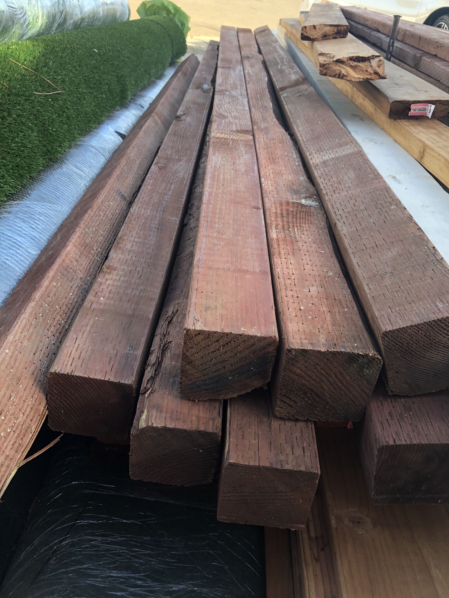 4x4-in x 10-ft Standard Ground Contact Wood Pressure Treated Lumber