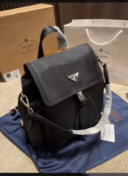 Prada Black Nylon Backpack