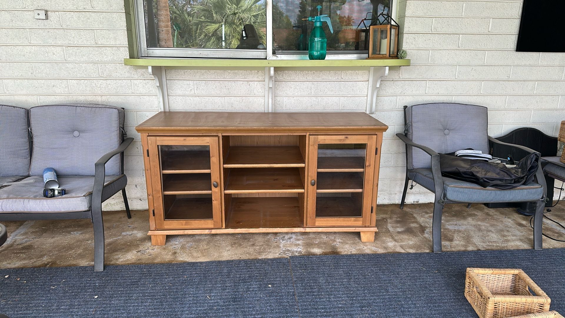 Wood TV Stand 