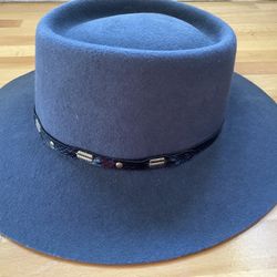 Charcoal Grey 100% Wool Hat