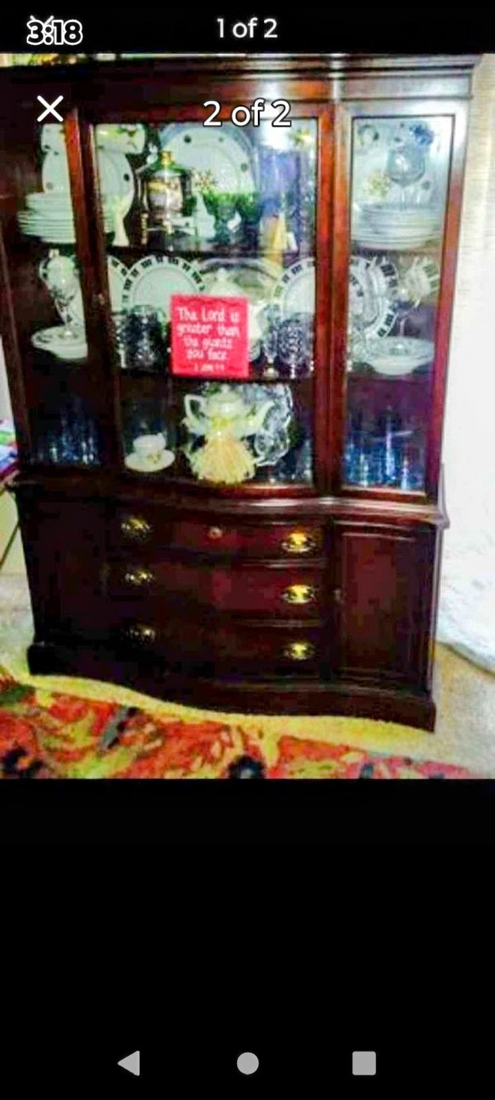 DREXEL CHINA CABINET BY TRAVIS SCOTT