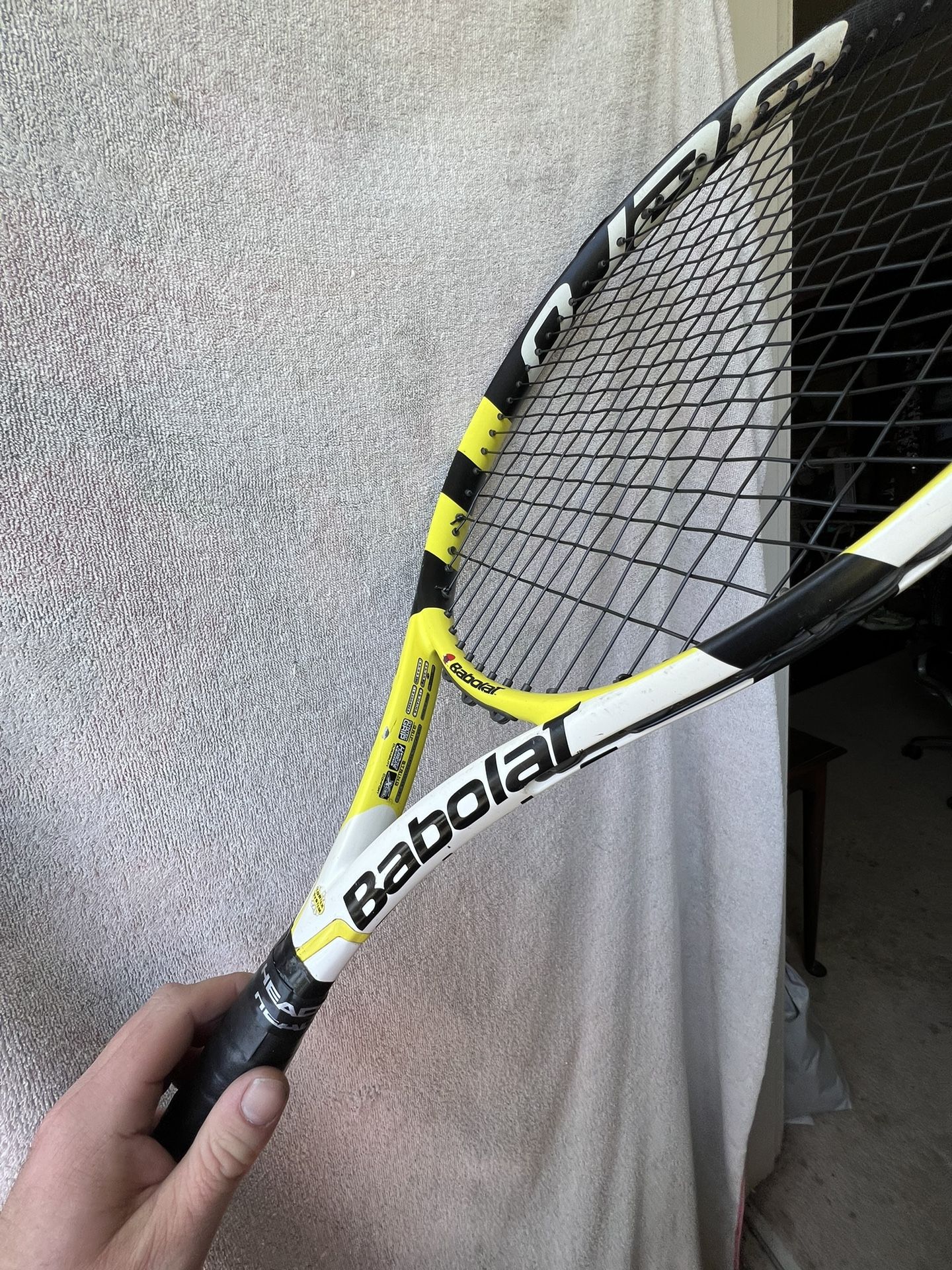 Babolat Aero Pro Drive Tennis Racquet Racket 4 1/4” Grip Size, New Head Overgrip