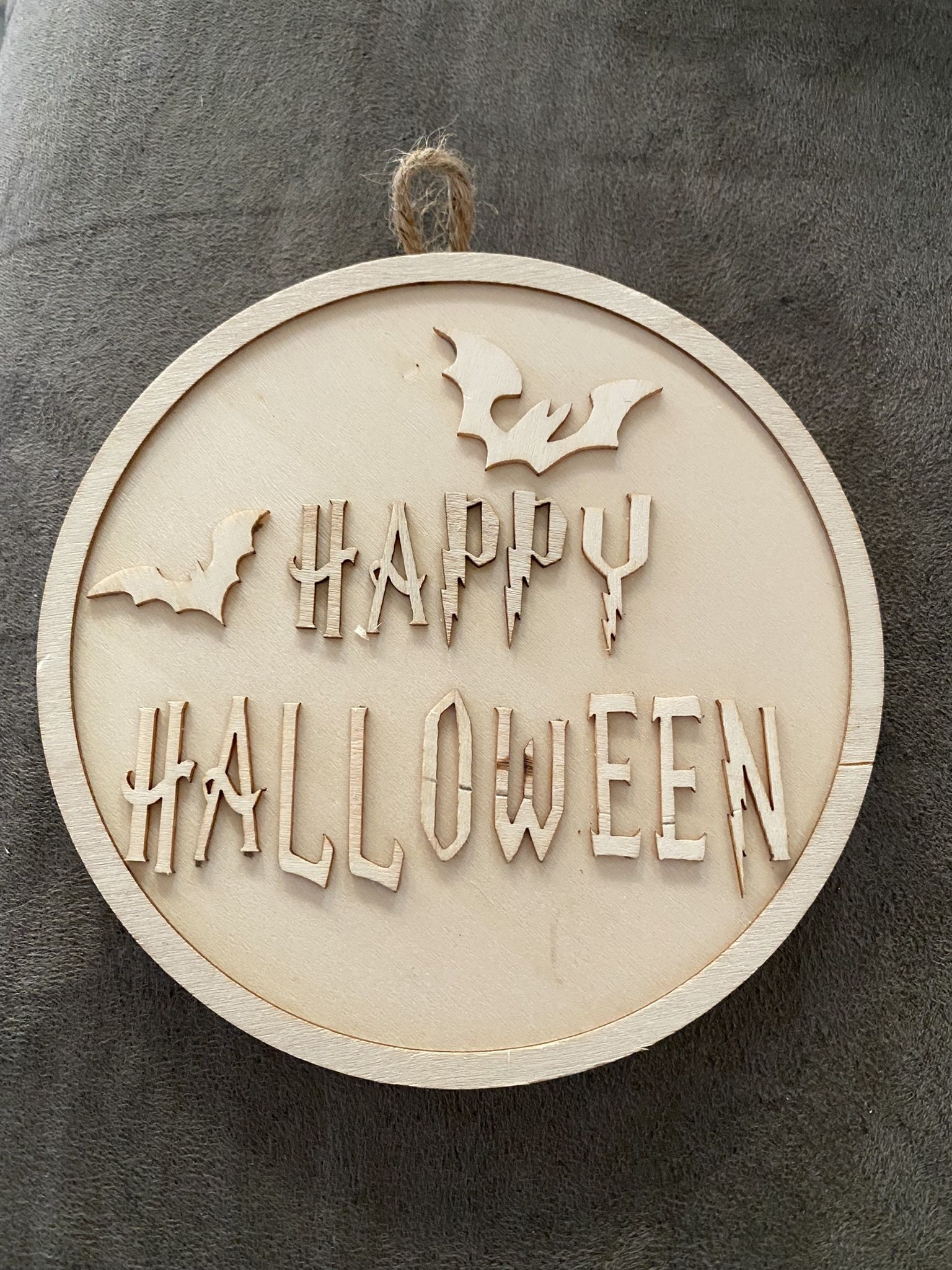 BRAND NEW HAPPY HALLOWEEN DIY WOOD DECOR