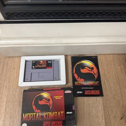 Mortal Kombat SNES Cib 
