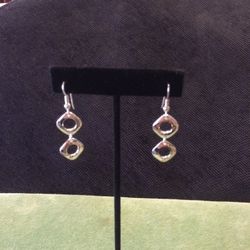 Tiffany & co silver square earrings