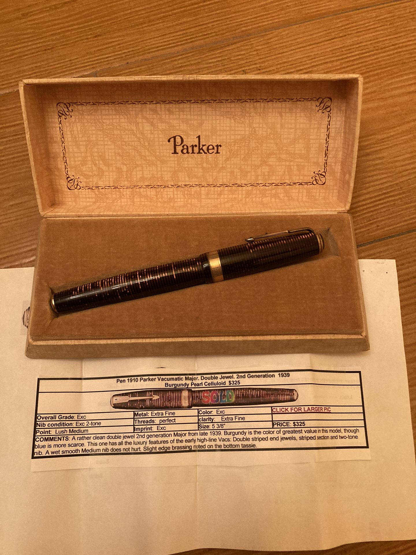 Parker Pen 1939